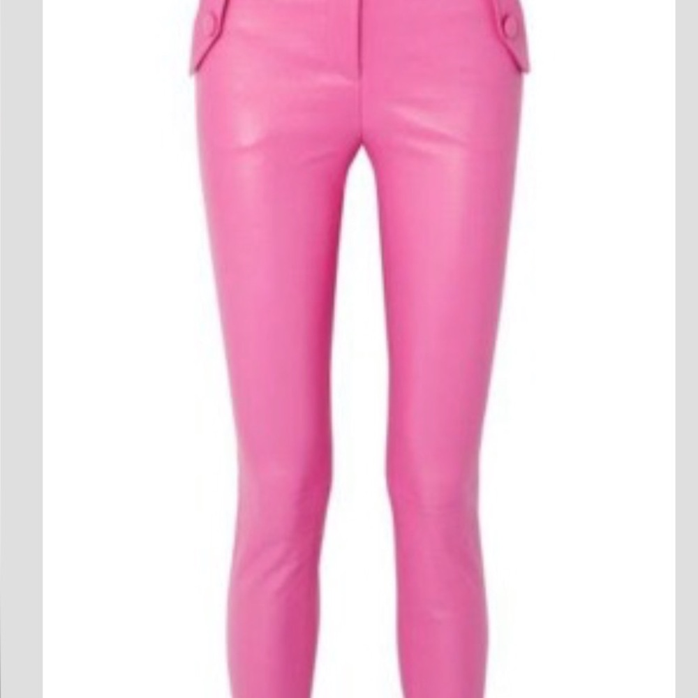 Veronica Beard Lamb Leather Pants